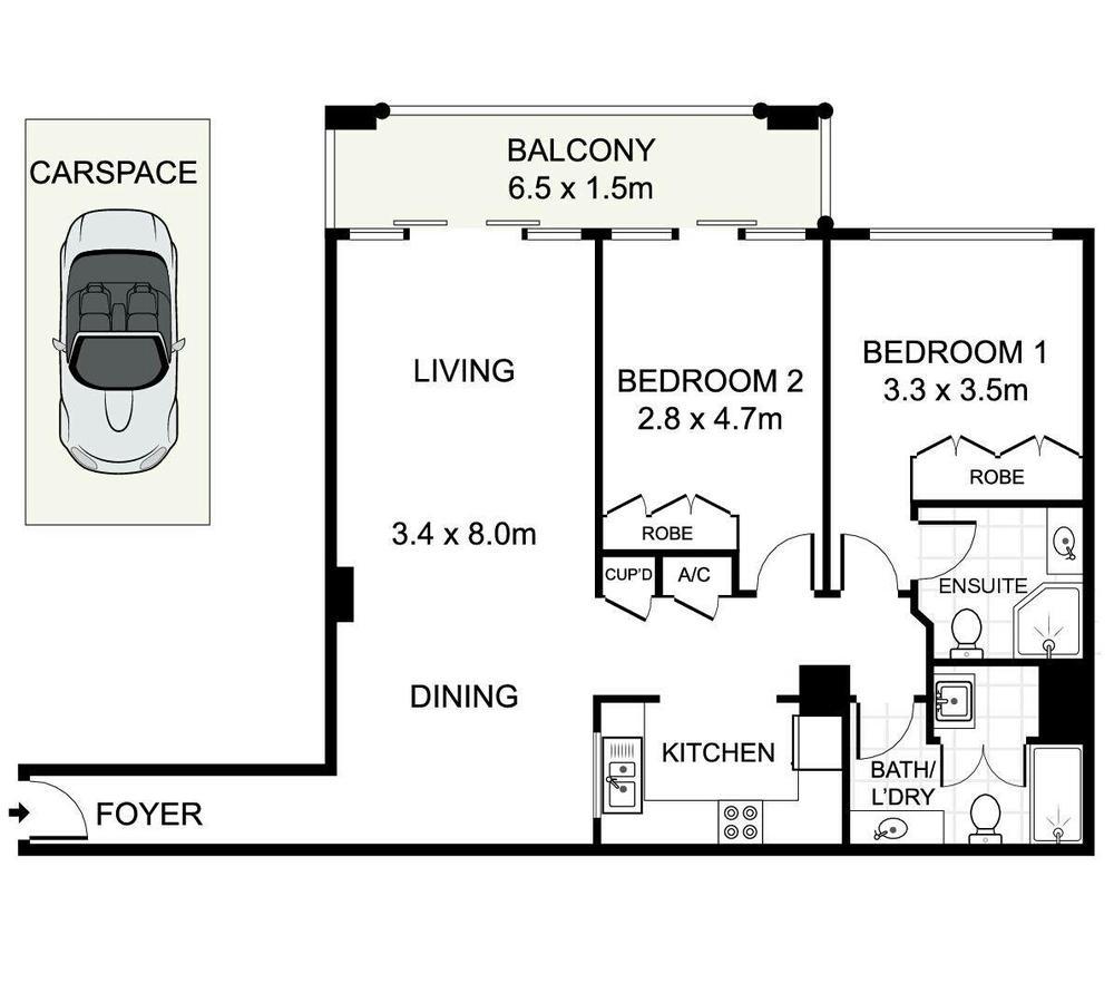 Darling Harbour 2 Bedroom Apartment Sydney Bagian luar foto